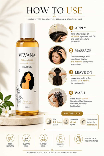 VEVANA Organic Hair Oil